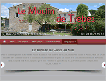 Tablet Screenshot of lemoulindetrebes.com